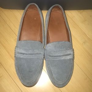 Blue Slip Ons